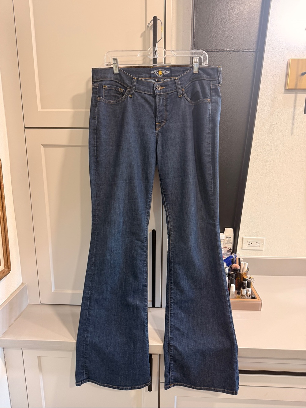 Lucky Brand Dark Blue Wide Leg Jeans